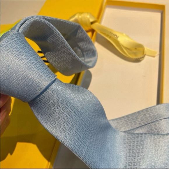 Fendi Light Blue Tie - Picture 2 of 5